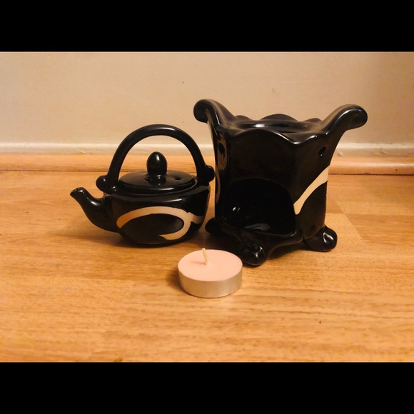 Ceramic pottery stove kettle oil burner wax warmer - Picture 7 of 15